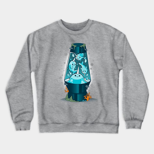 NarwhaLamp Crewneck Sweatshirt by Vallina84